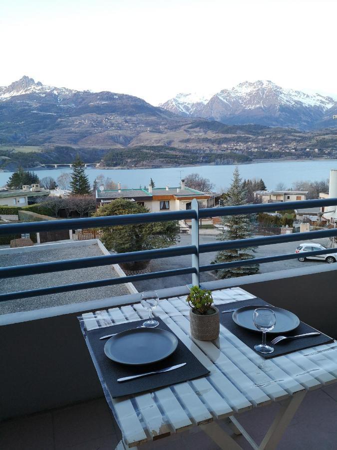 Studio Vue Sur Lac Et Montagne Savines-le-Lac Exterior foto