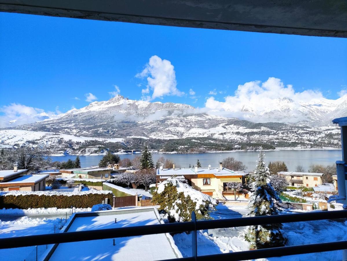 Studio Vue Sur Lac Et Montagne Savines-le-Lac Exterior foto