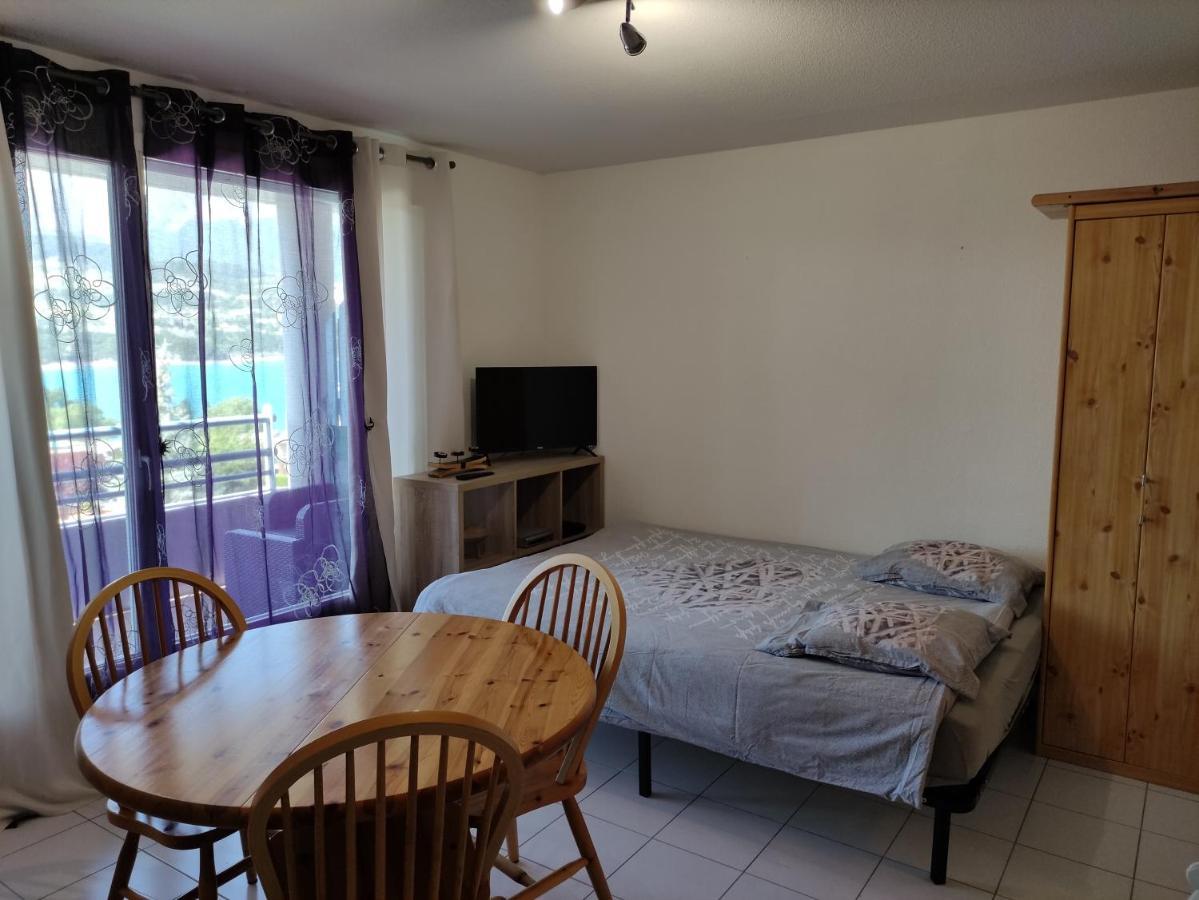 Studio Vue Sur Lac Et Montagne Savines-le-Lac Exterior foto